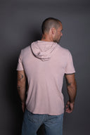 Men's Linen Blend Short Sleeve Hoodie - view 26