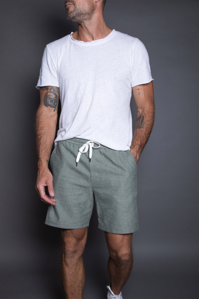 Men's Carlton Short — Basil Chevron