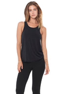 Women's Modal Scoop Neck Tank Top - Black