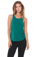 Women's Modal Scoop Neck Tank Top - Teal