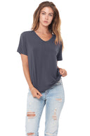 Women's Modal V-Neck Tee - Graphite
