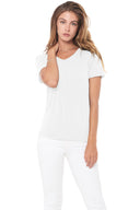 Women's Modal V-Neck Tee - White