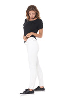 Women's Modal Wide Neck Tee - Black - view 3