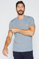 Men's V-Pocket Stripe Tee - view 9