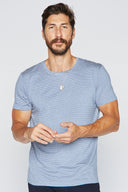 Men's Crew Neck Stripe Tee - view 10