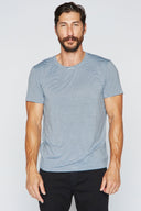 Men's Crew Neck Stripe Tee - view 13