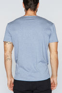 Men's Sailor Pocket Stripe Tee - Blue/White - view 3