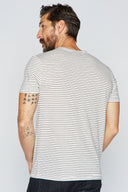 Men's Cross V-Neck Stripe Tee - view 9