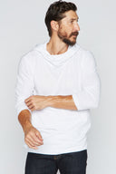Men's 3/4 Sleeve Cowl Neck Visor Hoodie - view 4
