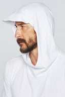 Men's 3/4 Sleeve Cowl Neck Visor Hoodie - view 23
