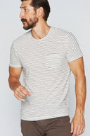 Men's V-Pocket Stripe Tee - view 12
