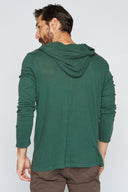 Men's Linen Blend Long Sleeve Hoodie - view 7