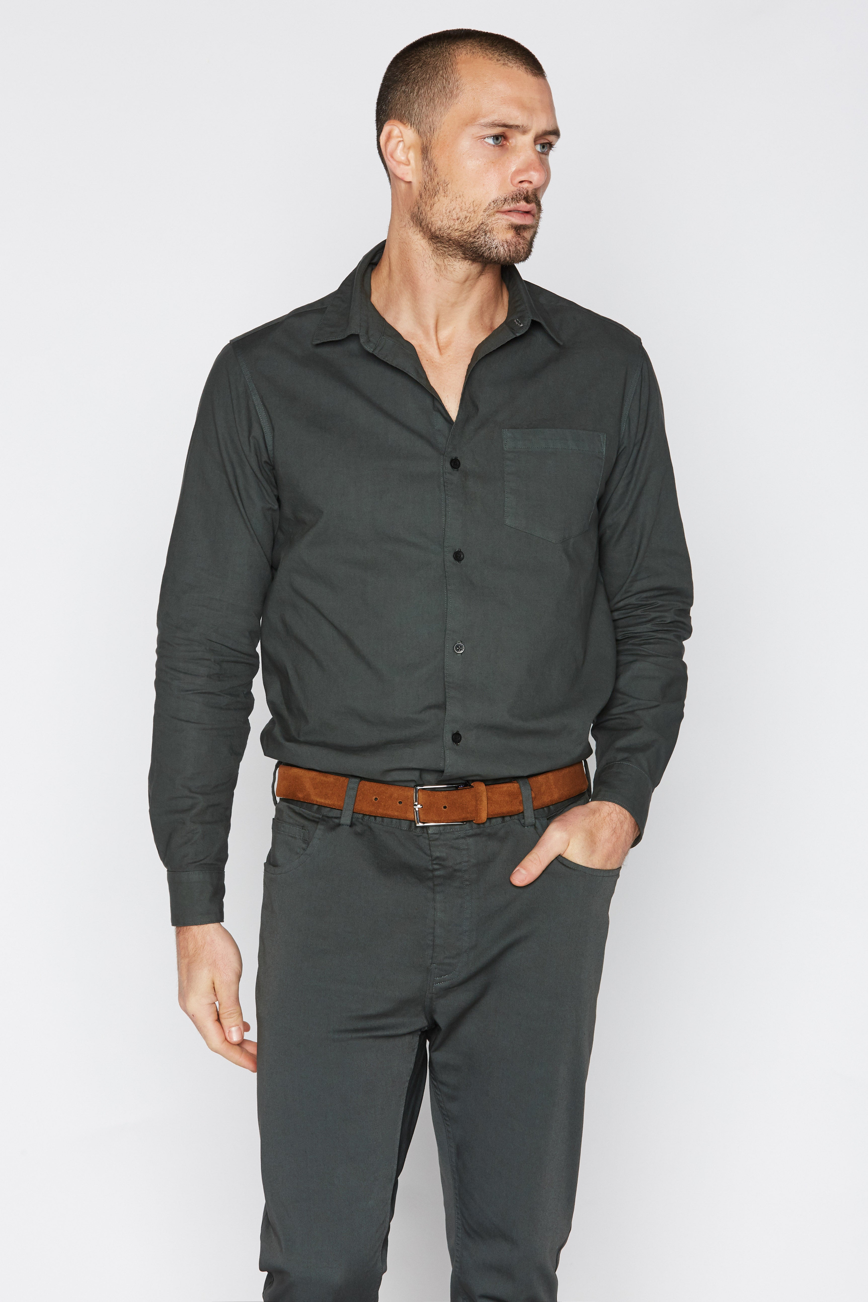 Men's Cotton Button Up Shirt – Mika Jaymes
