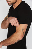 Men's Cotton Linen V-Neck Tee - view 10