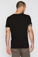 Men's Cotton Linen Patch Sleeve Tee - view 13