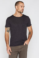 Men's Pocket Sailor Tee - Multi-Dot Black & White