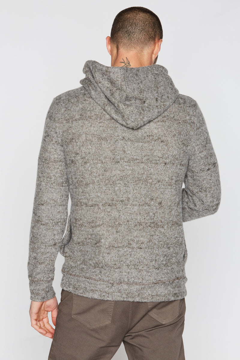 Men's Soft Knit Melange Pullover Hoodie – Mika Jaymes