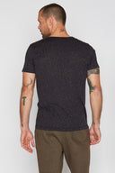 Men's Cross V-Neck Tee - Multi-Dot Black & White - view 2
