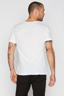 Men's Cotton Linen V-Neck Tee - view 13