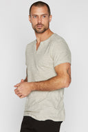 Men's Cross V-Neck Stripe Tee - view 5