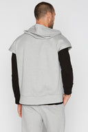 Men's Performance Ponte Zip Front Sleeveless Hoodie - view 6