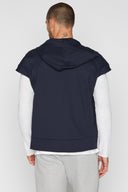 Men's Performance Ponte Zip Front Sleeveless Hoodie - view 9