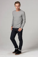 Men's Novelty Texture Long Sleeve Pullover - view 7