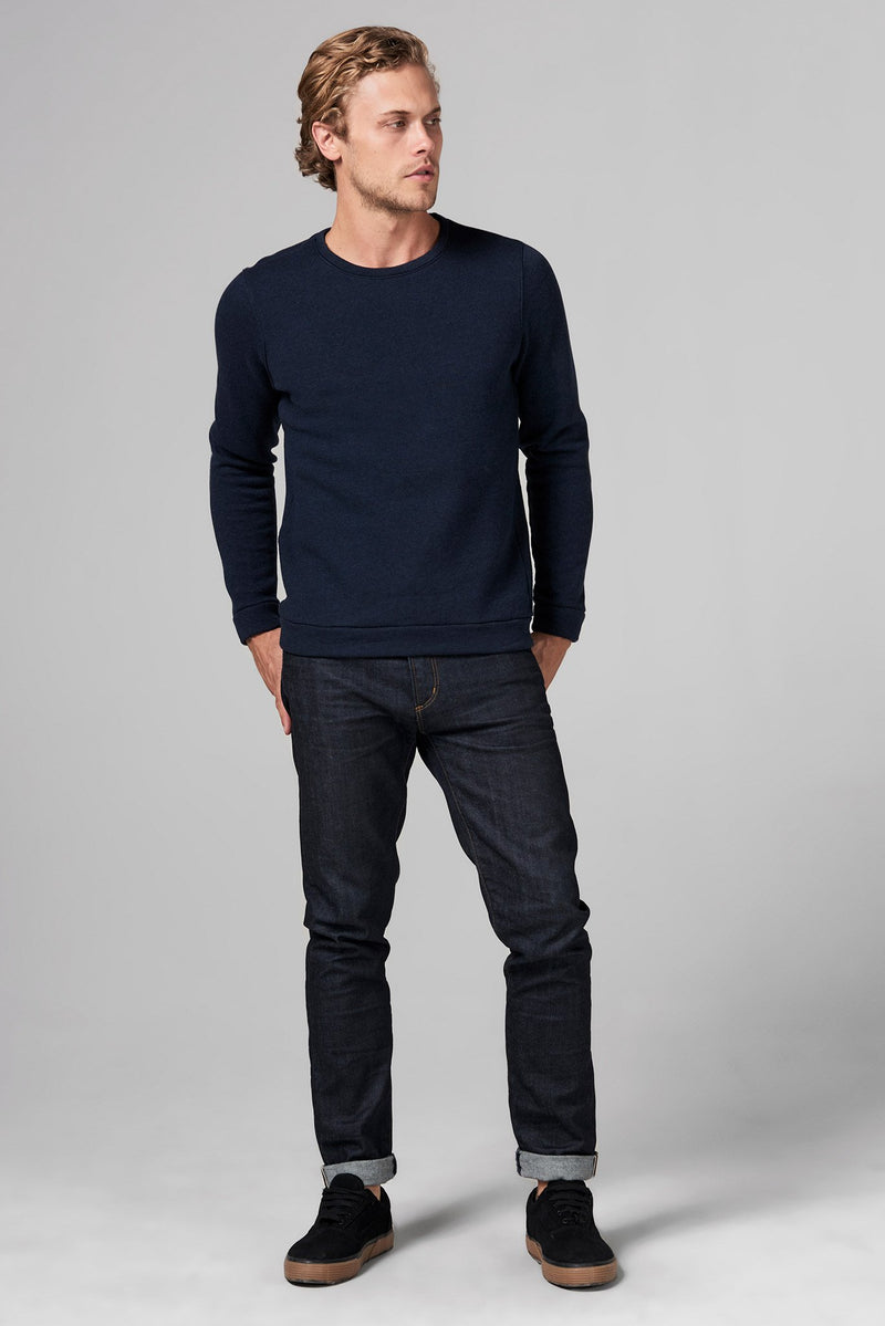 Men's French Terry Patch Sleeve Sweatshirt – Mika Jaymes
