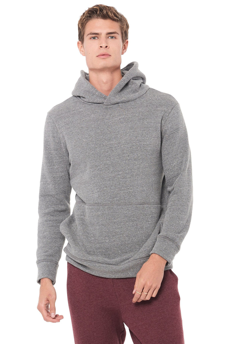 Men's French Terry Pullover Hoodie — Heather Grey