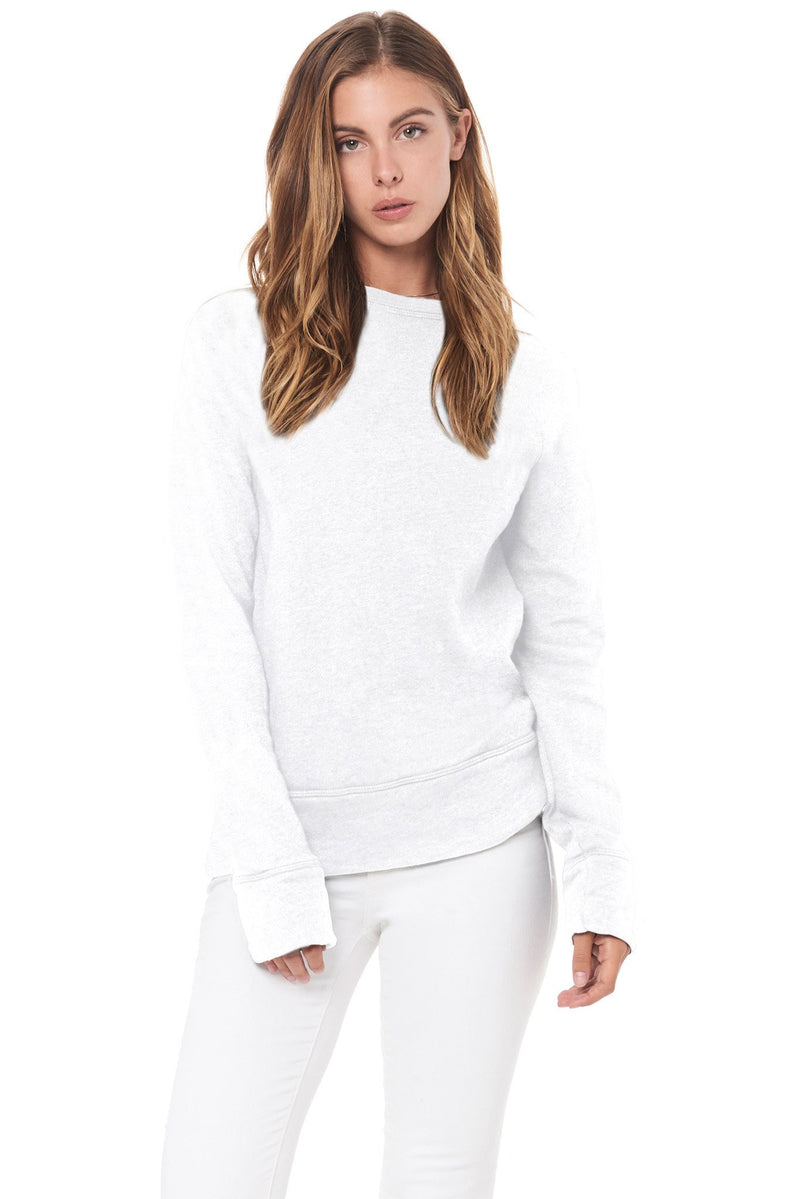 Women's French Terry Relaxed Fit Pullover Sweatshirt