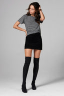 Women's Pocket Sailor Crew Neck Tee - Thin Stripe - view 2