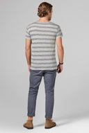 Men's Pocket Sailor Crew Neck Tee - Retro Stripe - view 4