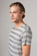 Men's Pocket Sailor Crew Neck Tee - Retro Stripe - view 5