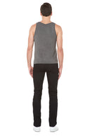 Men's Modal Scoop Neck Tank Top - Heather Grey - view 5