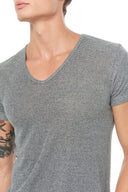 Men's Novelty Texture V-Neck - view 9