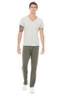 Men's Novelty Texture V-Neck - view 10