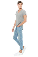 Men's Novelty Texture V-Neck - view 7