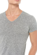 Men's Novelty Texture V-Neck - view 12