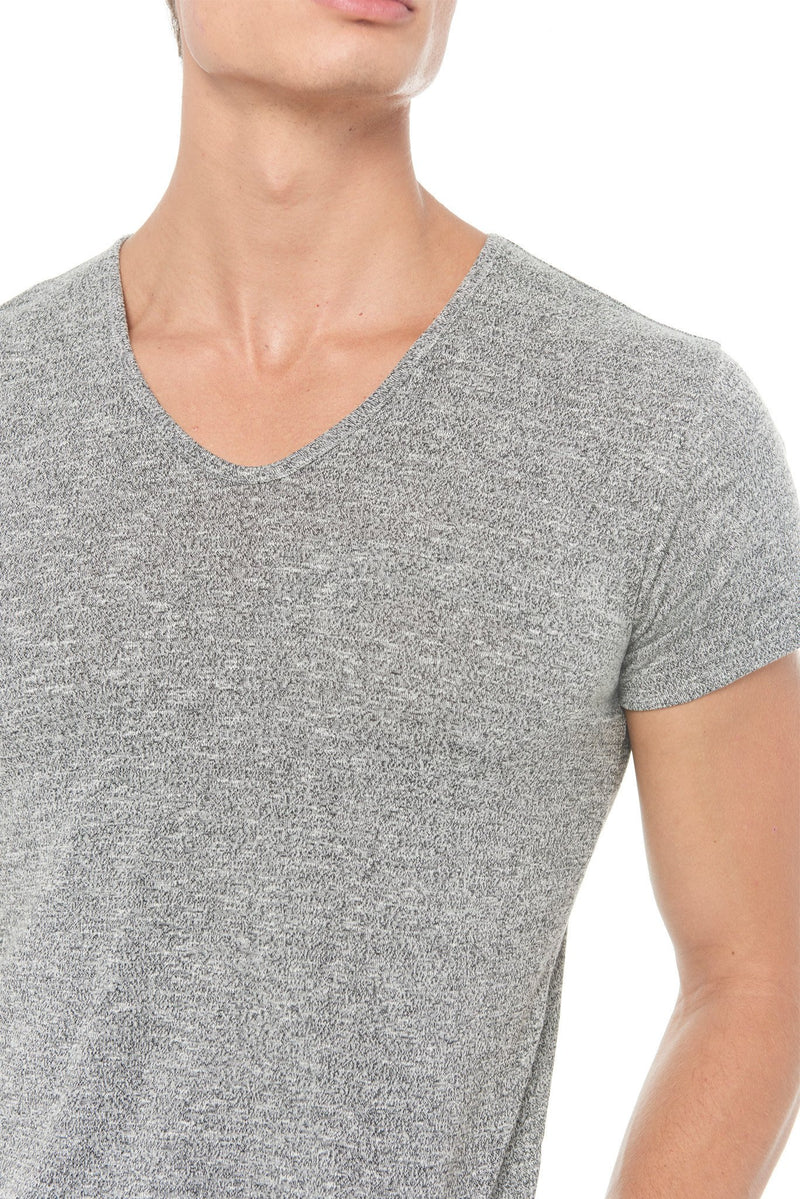 Men's Novelty Texture V-neck