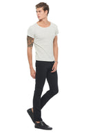 Men's Novelty Texture Wide Neck Tee - view 10