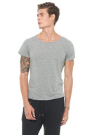 Men's Novelty Texture Wide Neck Tee - view 3
