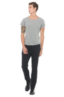 Men's Novelty Texture Wide Neck Tee - view 11